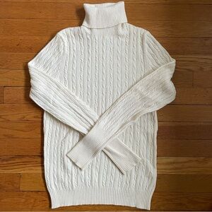 J. Crew | Turtleneck Cable Knit Sweater | Size M